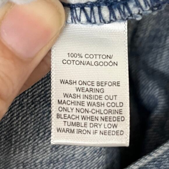 Ann Taylor Loft Women's Boyfriend Jeans 10 Distressed Medium Wash Mid Rise Denim - Picture 8 of 9